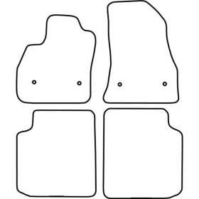 Tapis de voiture adaptés pour Fiat 500L 20132017 | AutoStyle | Tapi...