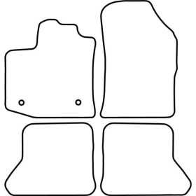 Tapis de voiture adaptés pour Dacia Dokker 2013 | AutoStyle | Tapis...
