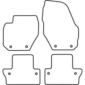 Tapis de voiture adaptés pour Volvo S60V60 20102018 | AutoStyle | T...