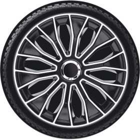 Jeu denjoliveurs 4 pièces Voltec Pro 13 pouces noirblanc | AutoStyl...