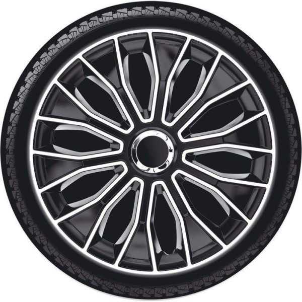 Jeu denjoliveurs 4 pièces Voltec Pro 13 pouces noirblanc | AutoStyl...