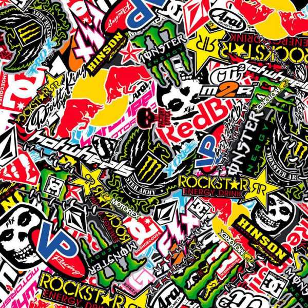 Stickerbomb Foil  Graffiti design 2  Rouleau 60x200cm  autocollant