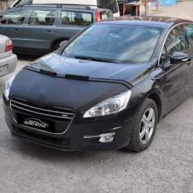 Cache cailloux de capot pour Peugeot 508 2011 noir | AutoStyle | Pr...