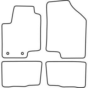 Tapis de voiture adaptés pour Kia Soul 20092011 | AutoStyle | Tapis...