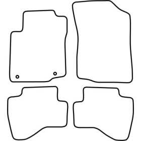Tapis de voiture adaptés pour Peugeot 107 2010 | AutoStyle | Tapis ...