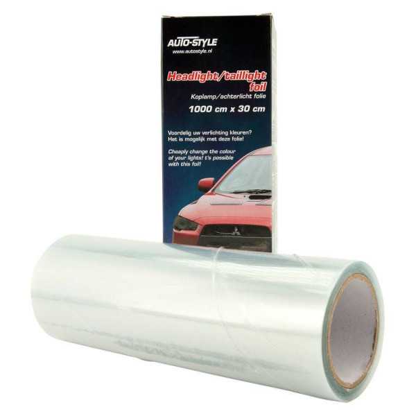 Feuille de pharefeu arrière Transparent 1000x30 cm | AutoStyle | Fi...