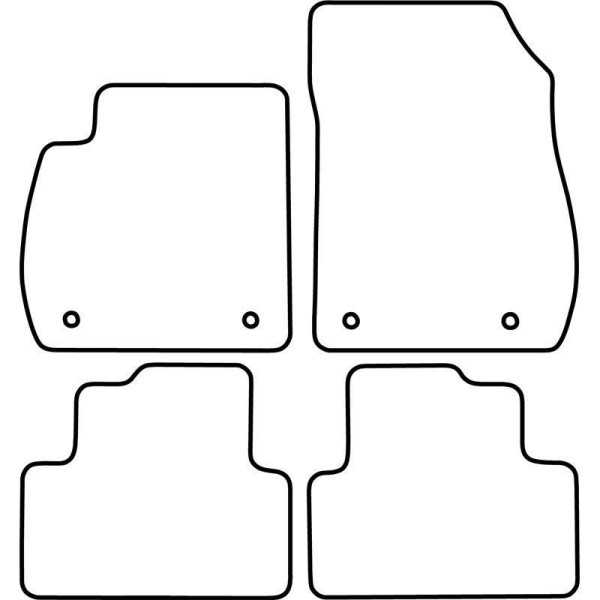 Tapis de voiture adaptés pour Opel Zafira C 2011 5Persons | AutoSty...