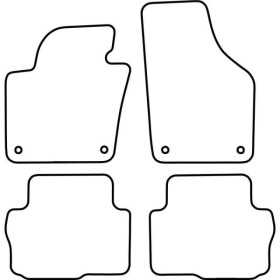 Tapis de voiture adaptés pour Volkswagen Sharan 2011 | AutoStyle | ...
