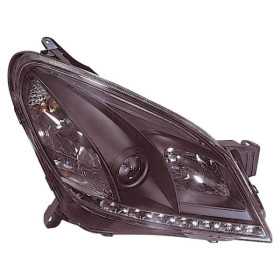 Jeu de phares DRLLook pour Opel Astra H 20042009  Noir  Moteur inclus