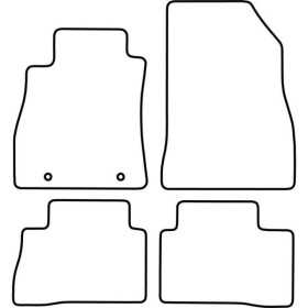 Tapis de voiture adaptés pour Nissan Juke 20102019 | AutoStyle | Ta...