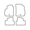 Tapis de voiture adaptés pour Chevrolet Orlando 2011 5Persons | Aut...