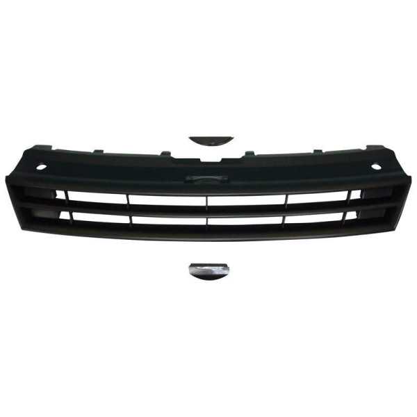 Calandre sans emblème pour Volkswagen Polo 6R 20092014  Noir