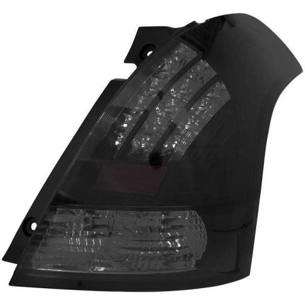 Jeu de feux arrière LED pour Suzuki Swift II 20052010  NoirFumé