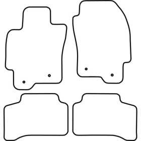 Tapis de voiture adaptés pour Jaguar XType 20012010 | AutoStyle | T...