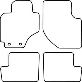 Tapis de voiture adaptés pour Toyota RAV4 20002003 | AutoStyle | Ta...