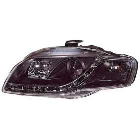 Jeu de phares avec DRL pour Audi A4 B7 20052008  Noir