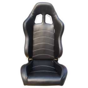 Siège sport Type Z  Black CarbonLook  Dossier réglable des deux côtés  avec glissières