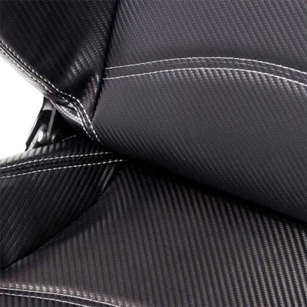 Siège sport Type Z Black CarbonLook Dossier réglable des deux côtés...