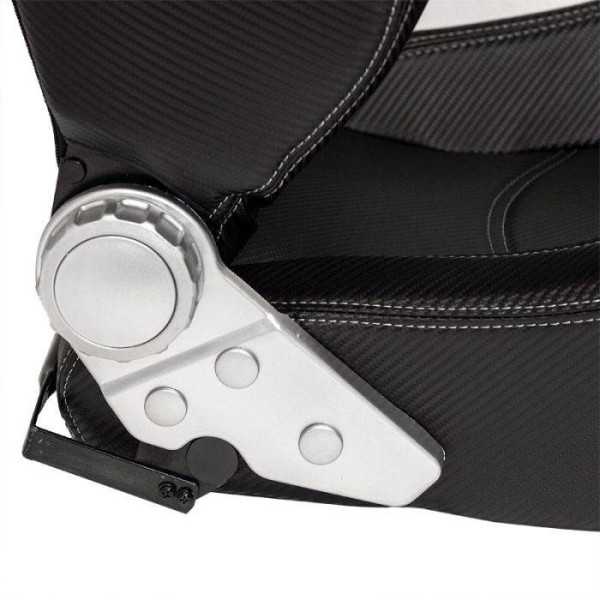 Siège sport Type Z Black CarbonLook Dossier réglable des deux côtés...