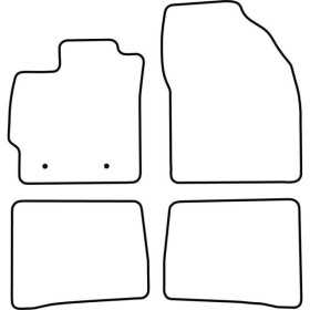 Tapis de voiture adaptés pour Toyota Prius 20092012 | AutoStyle | T...