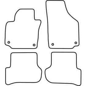 Tapis de voiture adaptés pour Skoda Yeti 20092013 | AutoStyle | Tap...