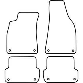 Tapis de voiture adaptés pour Seat Exeo 2009 | AutoStyle | Tapis de...