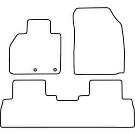 Tapis de voiture adaptés pour Renault Scenic 20092015 compartiments...