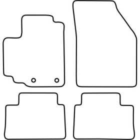 Tapis de voiture adaptés pour Nissan Pixo 2009 | AutoStyle | Tapis ...