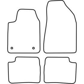 Tapis de voiture adaptés pour Alfa Romeo Giulietta 20102014 | AutoS...