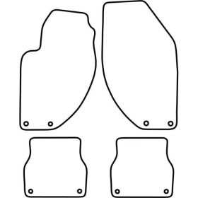 Tapis de voiture adaptés pour Alfa Romeo 166 20002003 | AutoStyle |...