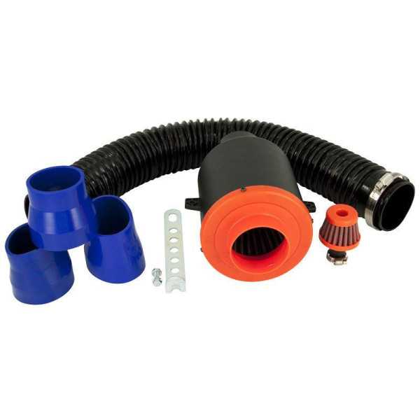 Système de filtre à air universel avec tuyau de 80 cmfiltre de carter3 adaptateurs 55 mm63 mm70 mm