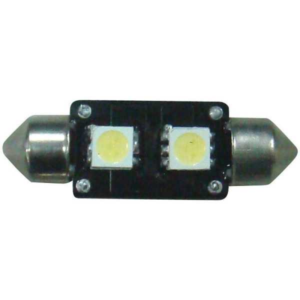 Lampe feston 2Q SMD XenonOptic 10x37mm 12V par pièce avec support bus CAN
