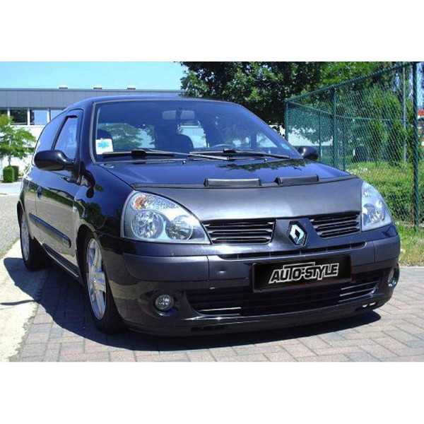 Cache cailloux de capot pour Renault Clio II 20012005 noir