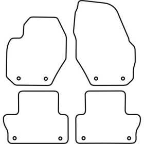 Tapis de voiture adaptés pour Volvo XC60 20082016 | AutoStyle | Tap...