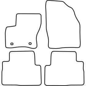 Tapis de voiture adaptés pour Ford Kuga 20082012 | AutoStyle | Tapi...