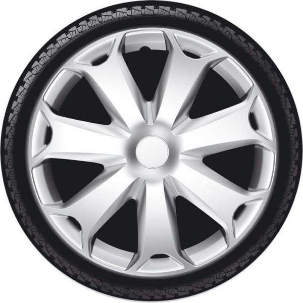 Jeu denjoliveurs de roue 4 pièces Mega 16 pouces Argent | AutoStyle...