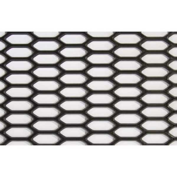 Maille racing PP noir  HEX 30x11mm  150x30cm