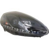 Jeu de Phares DRLLook pour Fiat Grande Punto 20052008  Noir