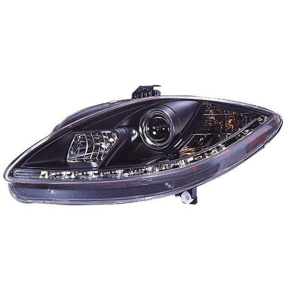 Jeu de Phares DRLLook pour Seat LeonAlteaToledo 20052009  Noir