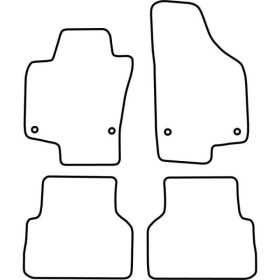 Tapis de voiture adaptés pour Volkswagen Tiguan 20082015 | AutoStyl...