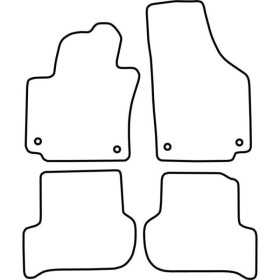 Tapis de voiture adaptés pour Volkswagen Golf Plus 2007 | AutoStyle...