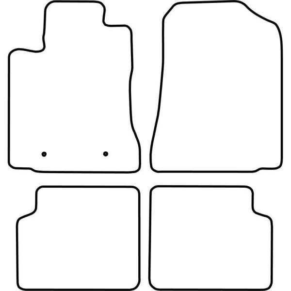 Tapis de voiture adaptés pour Toyota Corolla 20042008 35 portes | A...
