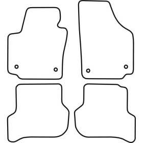 Tapis de voiture adaptés pour Seat Altea 2008 | AutoStyle | Tapis d...