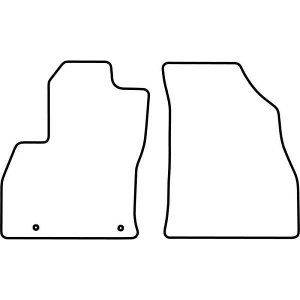 Tapis de voiture adaptés pour Peugeot Bipper 2008 uniquement pour |...