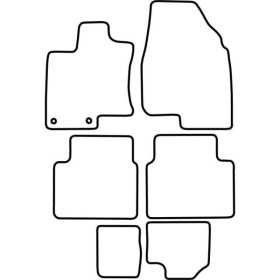 Tapis de voiture adaptés pour Nissan Qashqai2 2008 | AutoStyle | Ta...