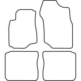 Tapis de voiture adaptés pour Mitsubishi Lancer 20042008 | AutoStyl...