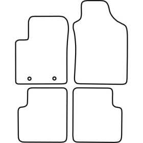 Tapis de voiture adaptés pour Fiat 500 20072013 | AutoStyle | Tapis...