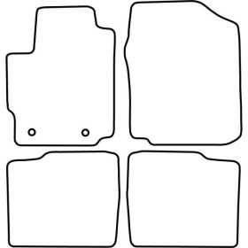 Tapis de voiture adaptés pour Daihatsu Materia 20062011 | AutoStyle...