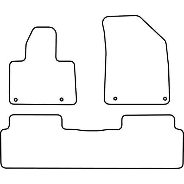 Tapis de voiture pour Citroen C5 2008 3 pièces | AutoStyle | Tapis ...