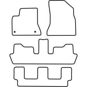 Tapis de voiture adaptés pour Citroen C4 Picasso 20072012 7 personn...
